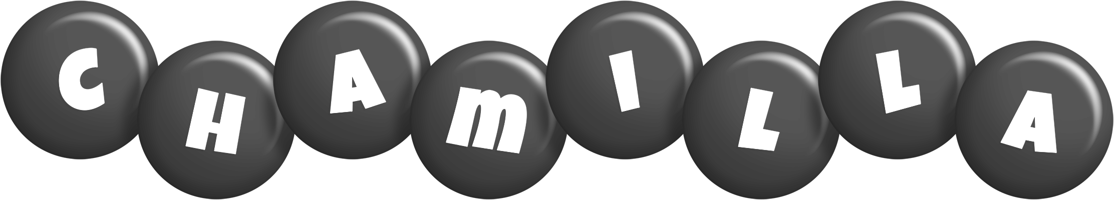 Chamilla candy-black logo