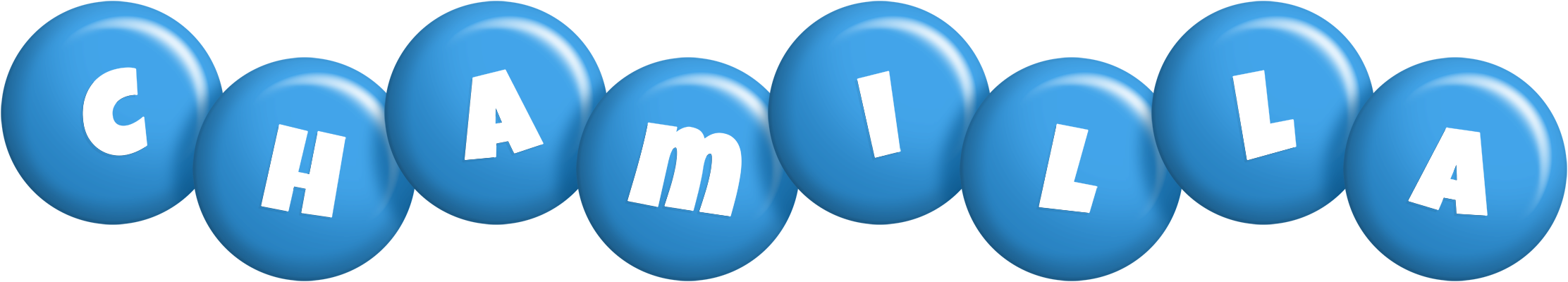 Chamilla candy-blue logo