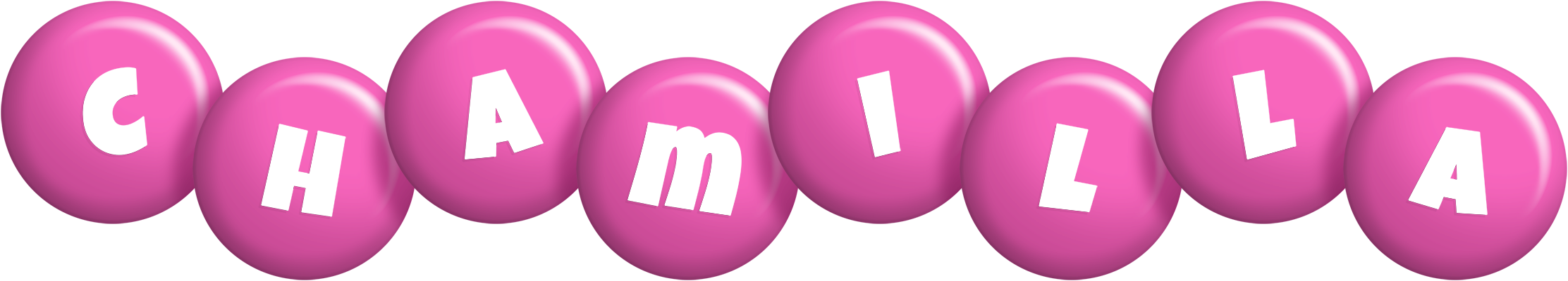 Chamilla candy-pink logo
