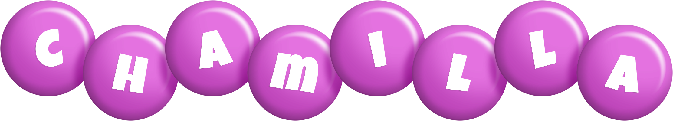 Chamilla candy-purple logo