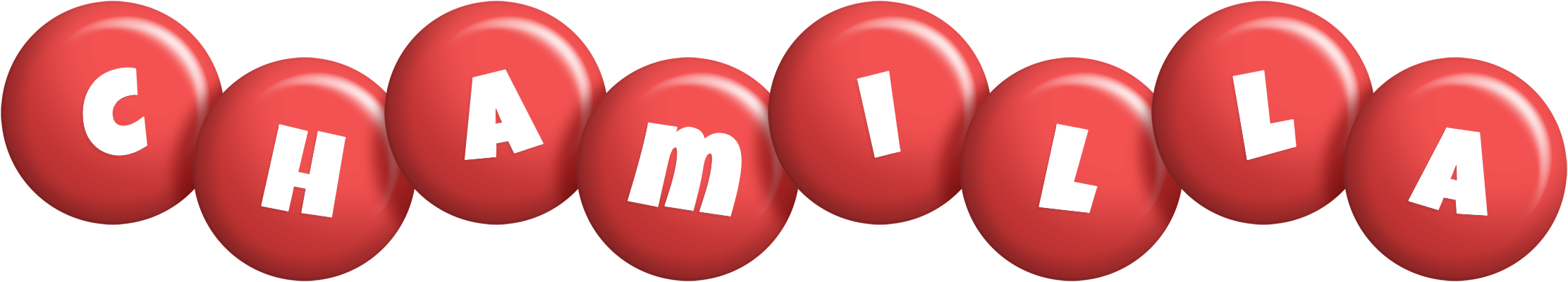 Chamilla candy-red logo