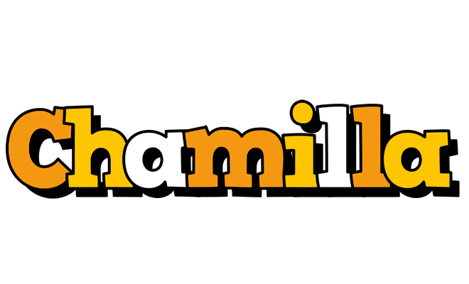 Chamilla cartoon logo