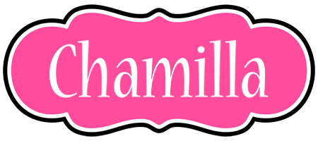 Chamilla invitation logo