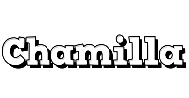 Chamilla snowing logo