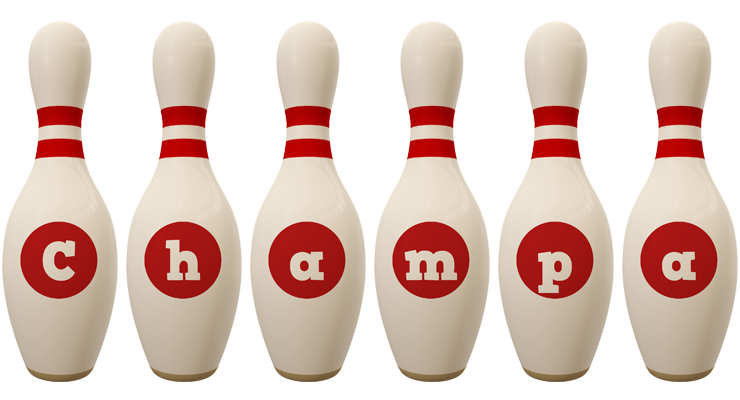 Champa bowling-pin logo