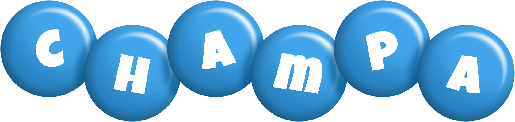 Champa candy-blue logo