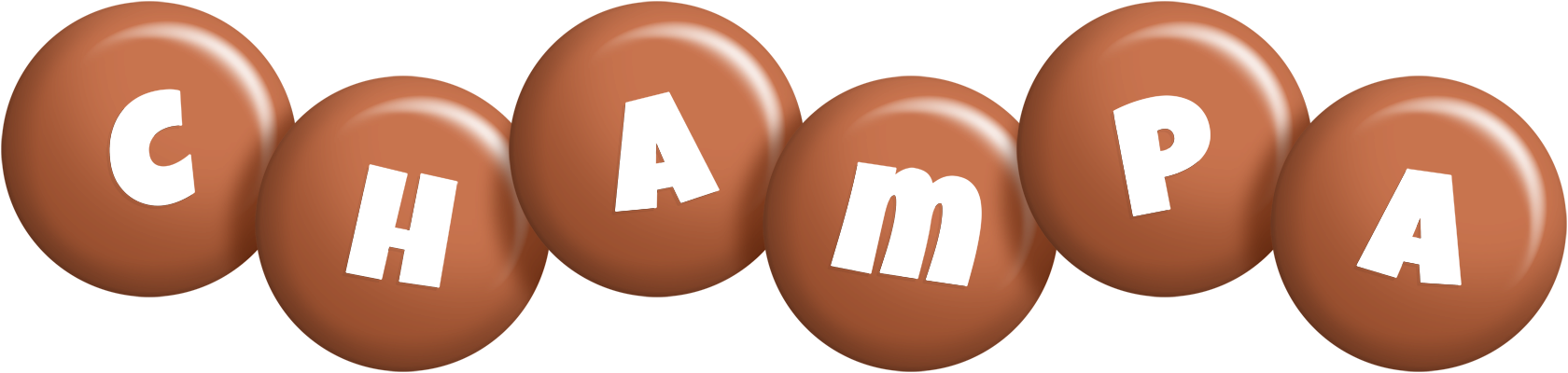 Champa candy-brown logo