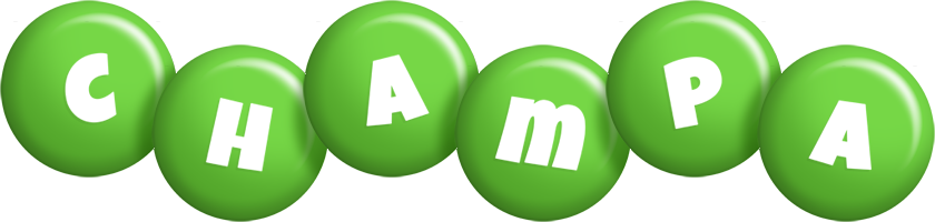 Champa candy-green logo