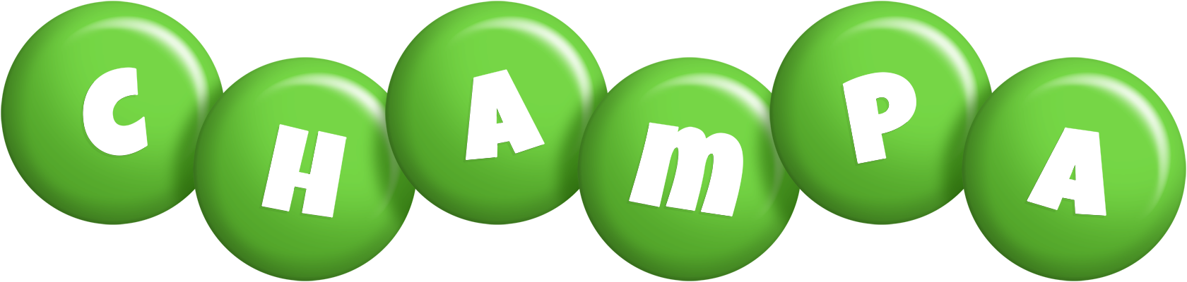 Champa candy-green logo