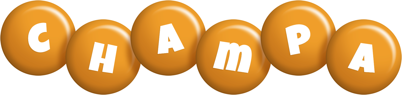 Champa candy-orange logo