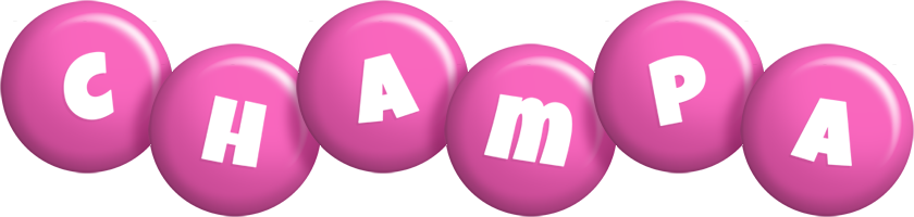 Champa candy-pink logo