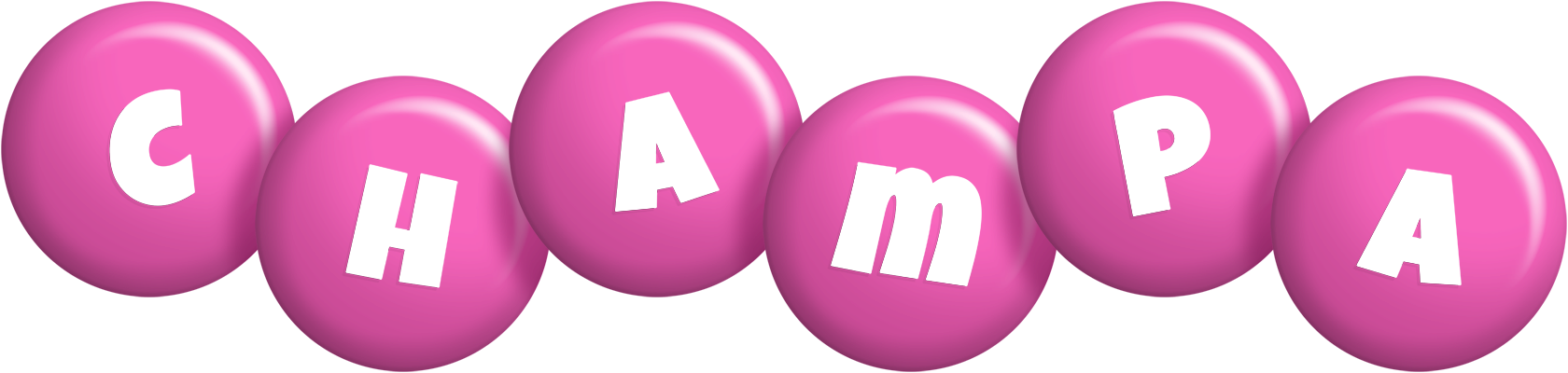 Champa candy-pink logo