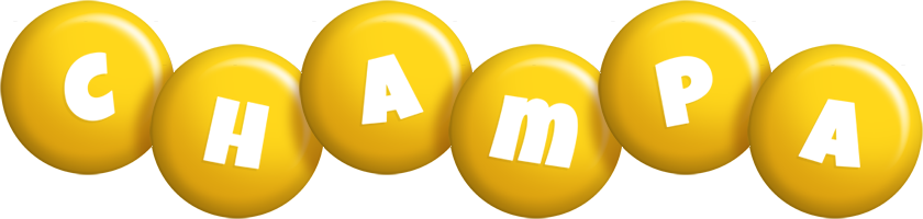 Champa candy-yellow logo