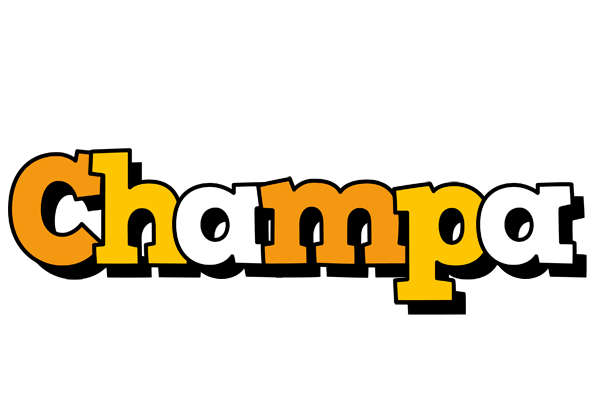Champa cartoon logo