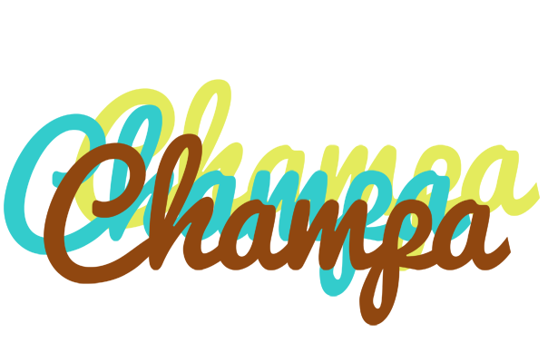 Champa cupcake logo