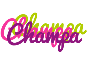 Champa flowers logo