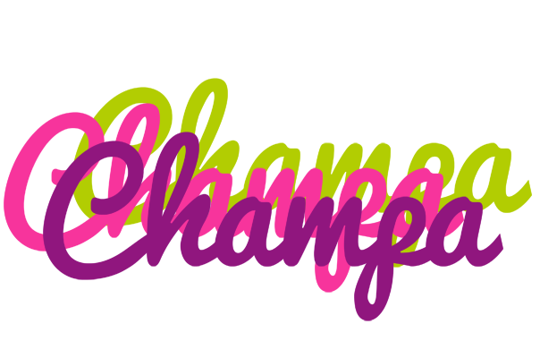 Champa flowers logo