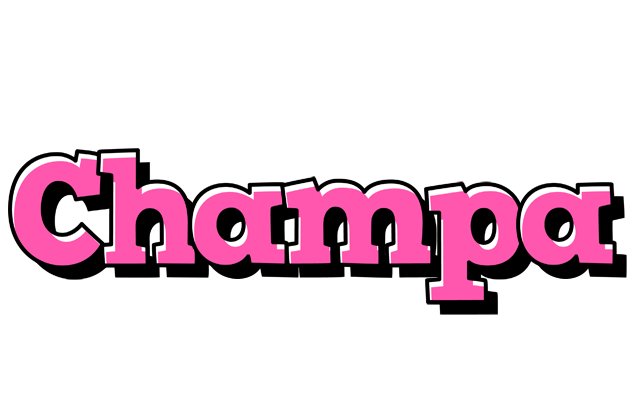 Champa girlish logo