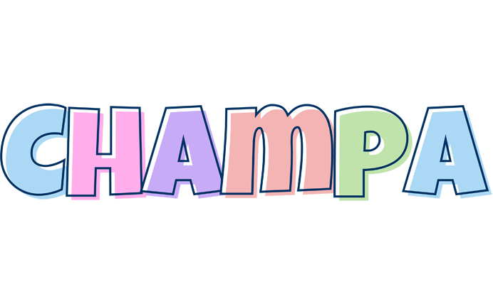 Champa pastel logo