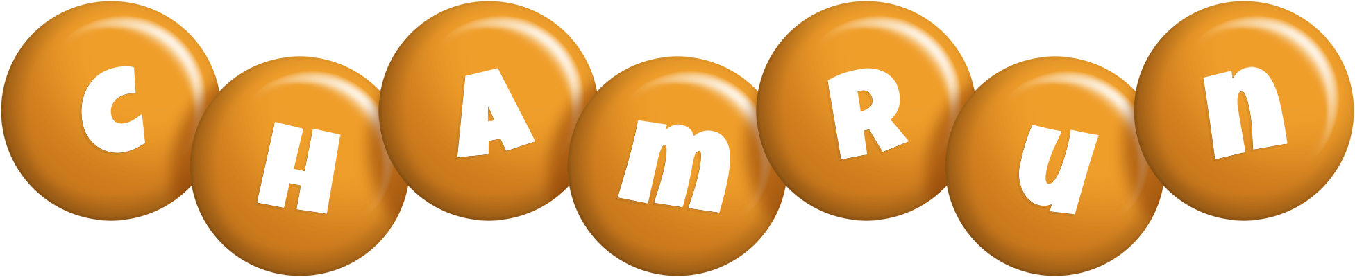 Chamrun candy-orange logo