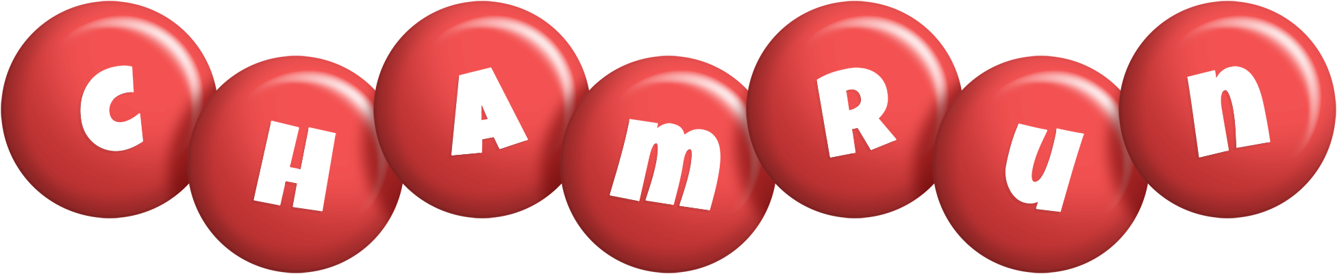 Chamrun candy-red logo