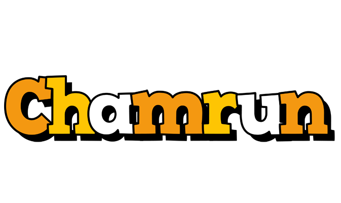 Chamrun cartoon logo