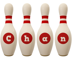 Chan bowling-pin logo