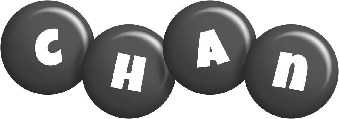 Chan candy-black logo