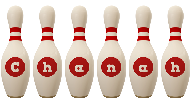 Chanah bowling-pin logo