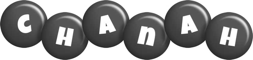 Chanah candy-black logo