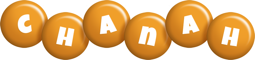 Chanah candy-orange logo
