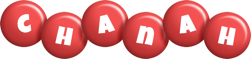Chanah candy-red logo