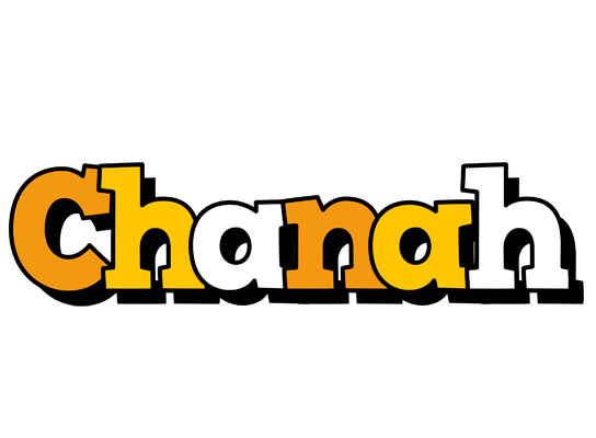 Chanah cartoon logo