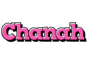 Chanah girlish logo