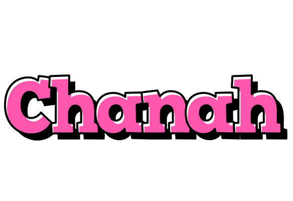 Chanah girlish logo
