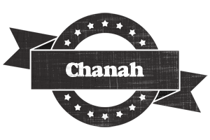 Chanah grunge logo