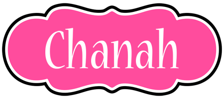 Chanah invitation logo