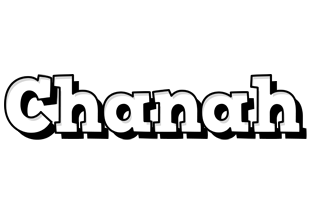Chanah snowing logo