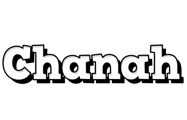 Chanah snowing logo