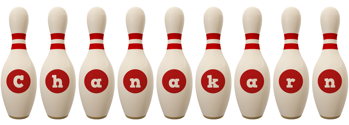 Chanakarn bowling-pin logo