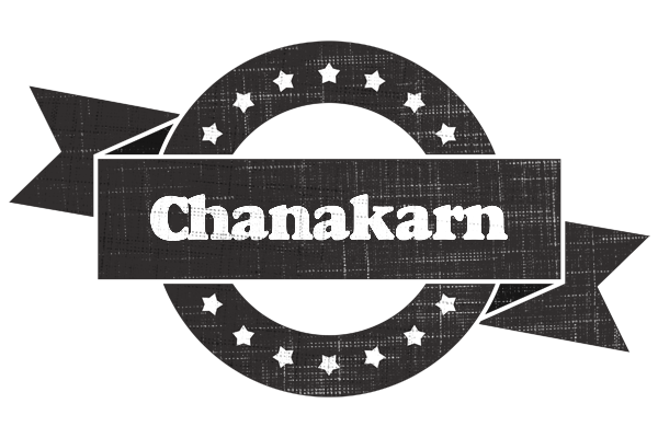 Chanakarn grunge logo