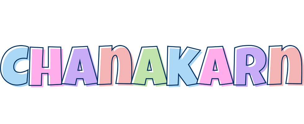 Chanakarn pastel logo