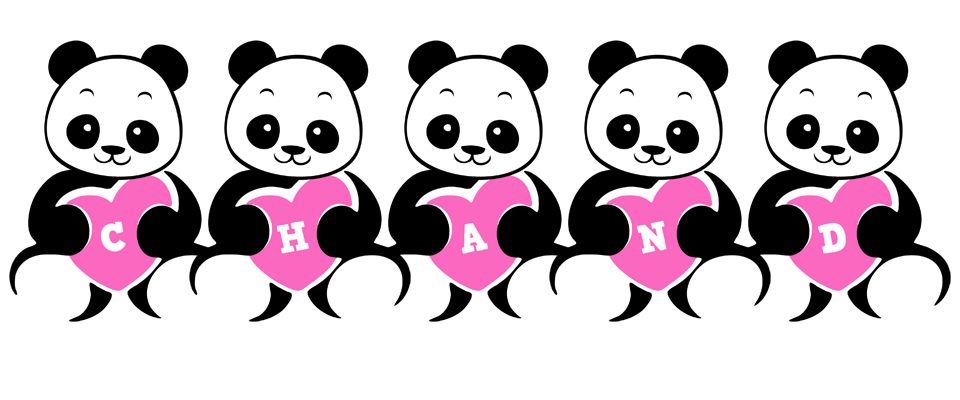 Chand love-panda logo