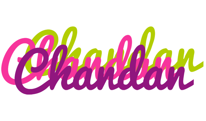 Chandan flowers logo
