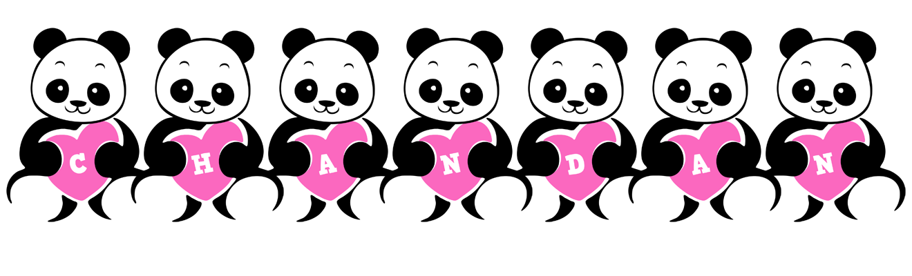 Chandan love-panda logo