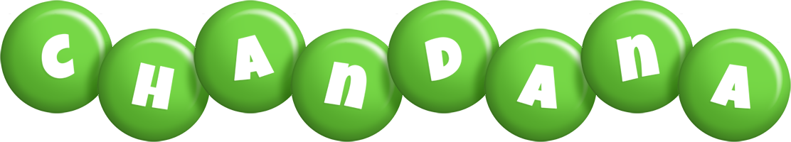 Chandana candy-green logo