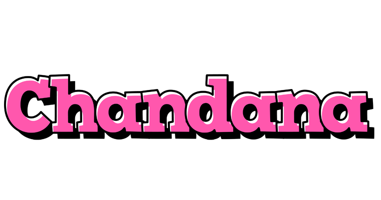 Chandana girlish logo