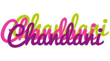 Chandani flowers logo