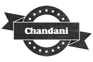 Chandani grunge logo