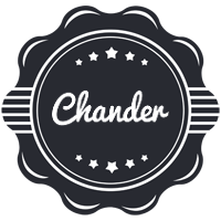 Chander badge logo